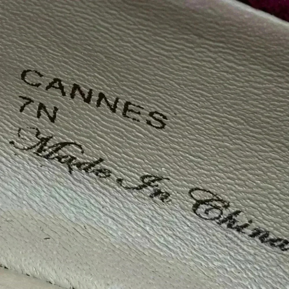 Donald J Pliner heels Cannes 7 N N burgundy suede - Picture 11 of 12